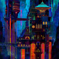 an example of an Poster design style image generated in MidJourney using the prompt with the --sref 3611546012, ranked 22th among the user favorites on this website.